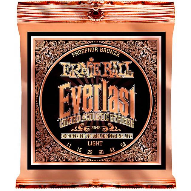 Ernie Ball Everlast 2548 Phosphor Acoustic Guitar Strings 11-52