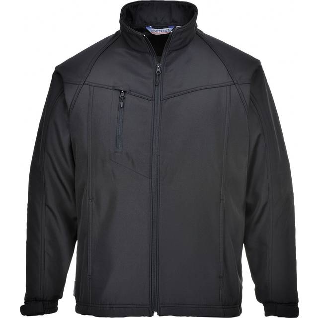Portwest Oregon Men&apos;s Softshell Jacket (3L) TK40 Black M Colour:
