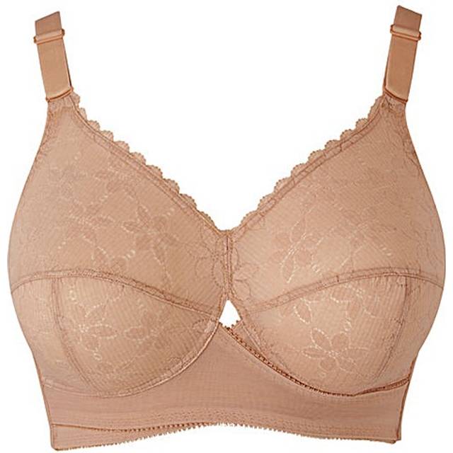 Berlei Womens Classic Non Wired Total Support Bra - Beige - Size 42D