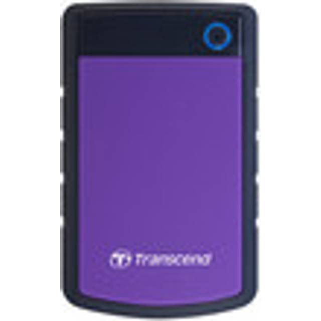 Transcend 4TB Rugged Portable Hard Drive - Shock Resistant USB 3.1 Gen 1 StoreJet Navy Blue - TS4TSJ25H3B