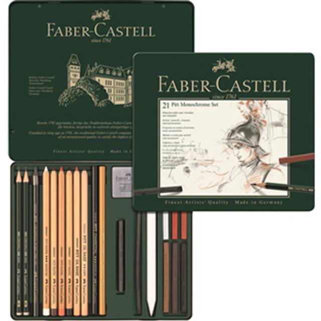 Faber-Castell Pitt Monochrome Artists Pencils - Set of 21