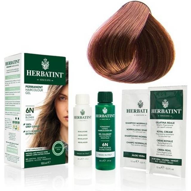 Herbatint 7M mahogny blond permanent herbal hårfärg gel 135 ml