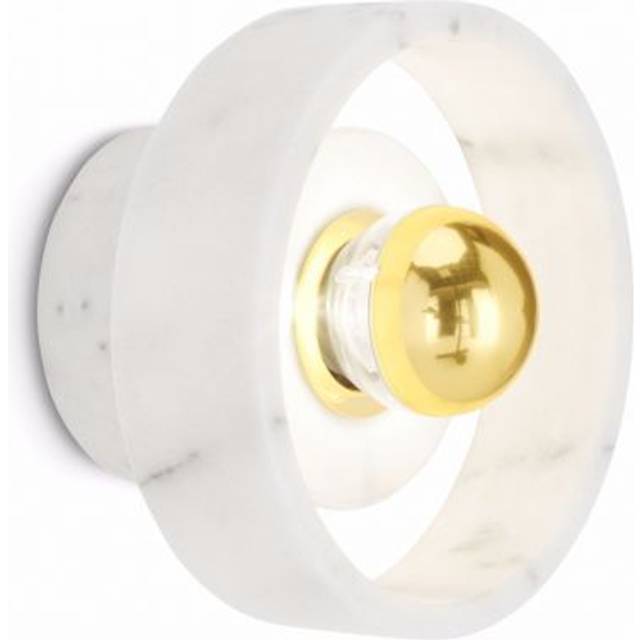 Tom Dixon Stone Wall vägglampa White marble
