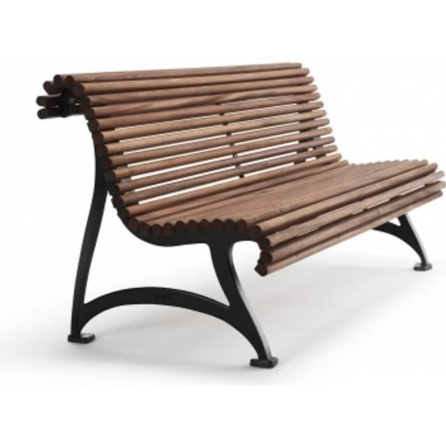 Jujol Soffa - Svart/Oljad Mahogny