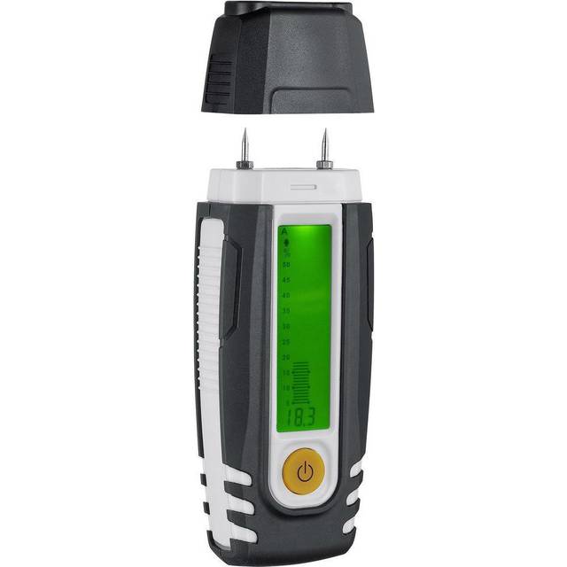 Laserliner DampFinder Compact Materialefugtighedsmåler; Måleområde bygningsfugt (område) 0 til 38.1 % vol Måleområde træ fugt (område) 5 til 50 % vol til hårdt