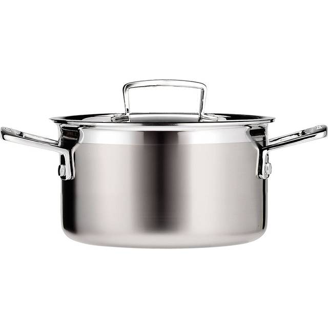 Le Creuset Le Creuset 3-Ply gryta med lock 2,3 l - Silverfärgad