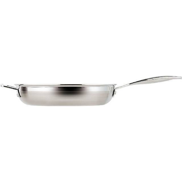 Le Creuset Signature 3-Ply stekpanna djup Ø28 cm - Silverfärgad