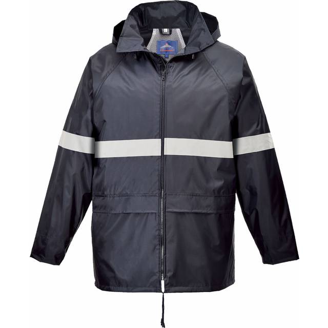 Portwest Classic Iona Rain Jacket F440 Navy XL Colour: Navy, Size: XL