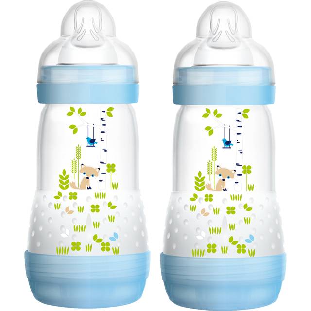 MAM Easy Start Anti Colic Nappflaskor 0+ Månader 260 ml 2 st - Olika färger