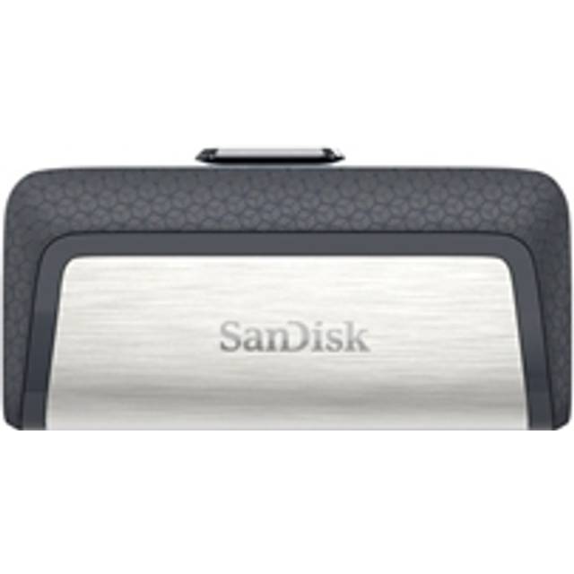 SanDisk 128GB Ultra Dual Drive USB Type-C Flash Drive with reversible USB Type-C and USB Type-A connectors, for smartphones, tablets, Macs and computers