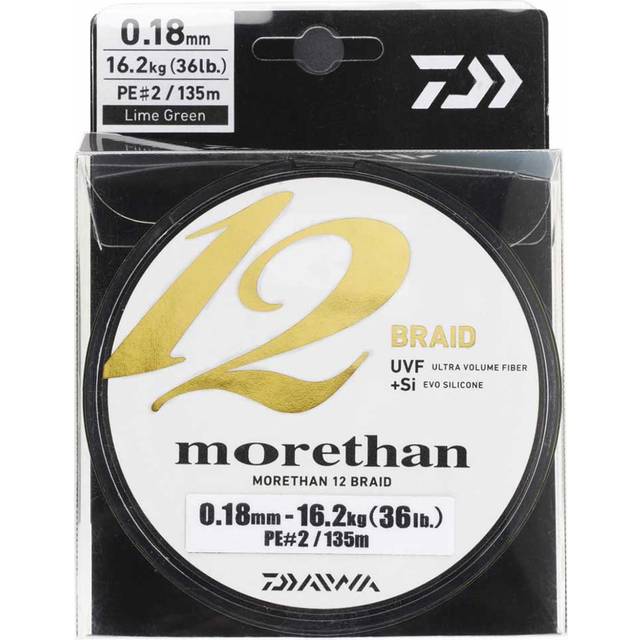 Daiwa Morethan 12 EX Chartreuse 135 m flätlina
