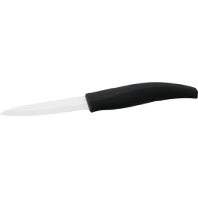Nirosta Garneringskniv, keramik, svart/vit, 7,5/17,5 cm