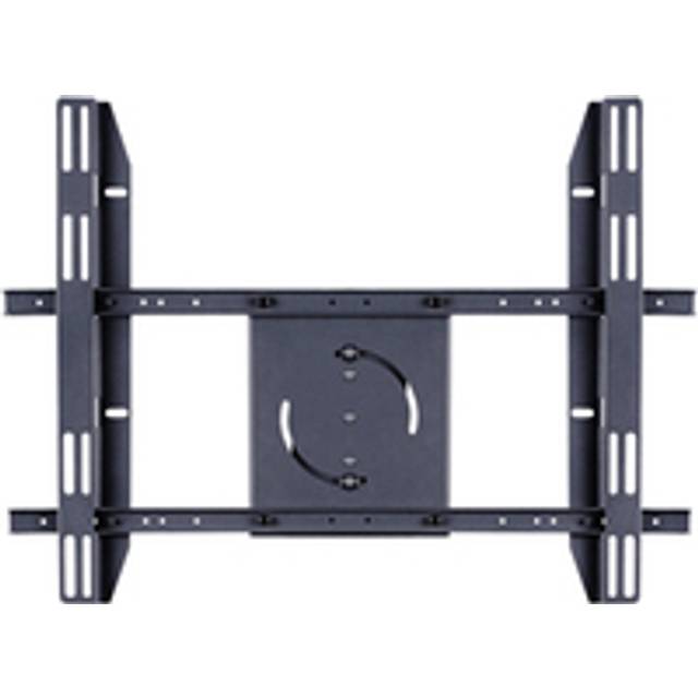 Multibrackets M Public Display Stand Single Screen Mount - Monteringskomponent (montering) - för platt panel - stål - svart - monterbar på golvstativ