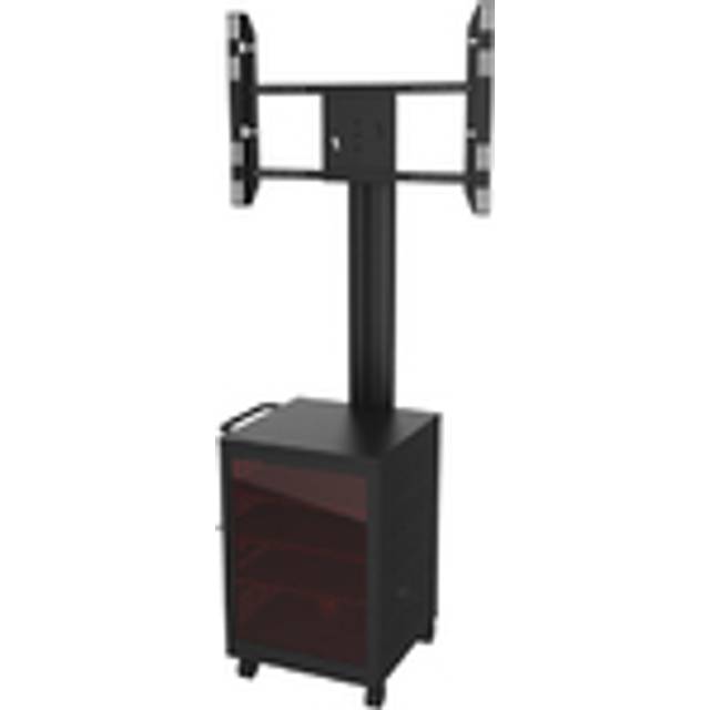 Multibrackets M Public Display Stand 180 Single MediaBox4 - Ställ - för platt panel - aluminium - svart - skärmstorlek: 40"-60" - monteringsgränssnitt: 800 x 400 mm