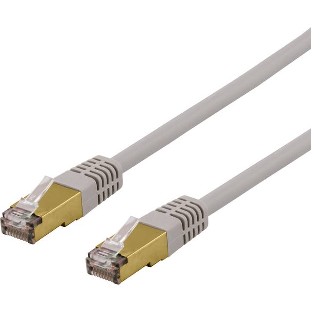 Deltaco S/FTP Cat6a RJ45 - RJ45 LSZH 3m