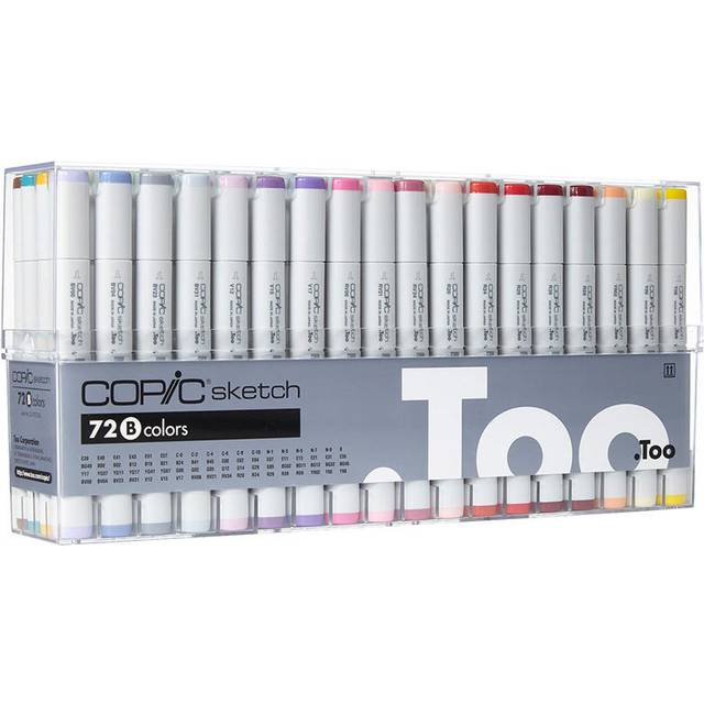 Copic Sketch Markers Set B Set of 72
