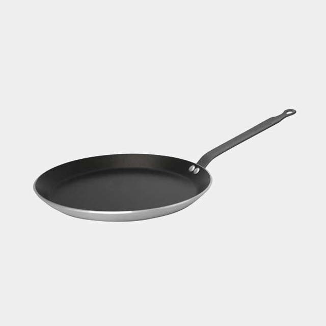 de Buyer Choc Resto Induction Crepe Pan 26 cm with Non-Stick Coating - Aluminum