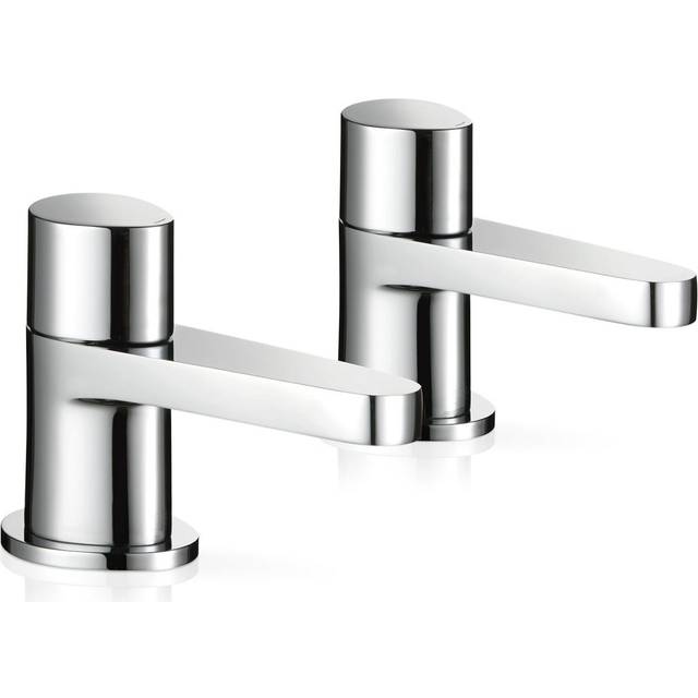 Precision Bath Pillar Taps Chrome - 1 Pair 2.1817.003 - Mira Showers