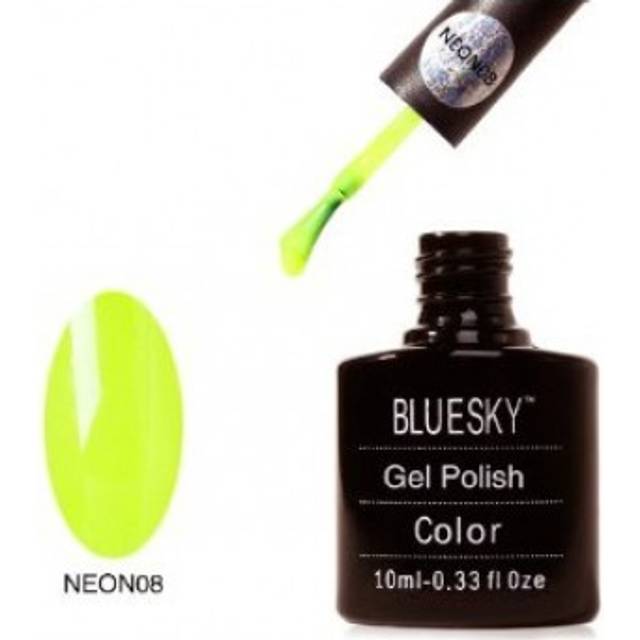 Gel Nail Polish, Yellow Tastic Neon08, Bright, Lemon, Neon,Yellow Long Lasting, Chip Resistant, 10 ml (Requires Drying Under UV LED Lamp)