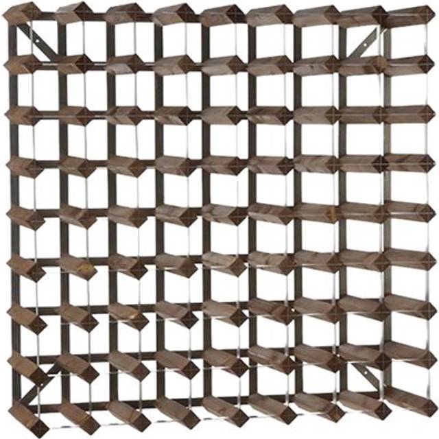 Traditional Wine Racks Traditional Wine Racks wine rack 72 bottles expandable Dark oak