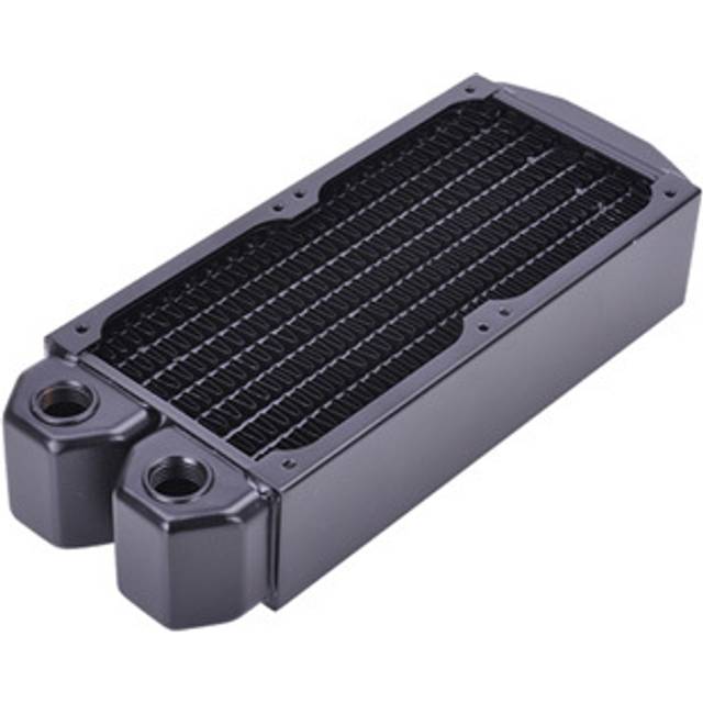 Alphacool NexXxoS XT45 Full Copper 80mm Dual Fan Water Cooling Radiator - Black