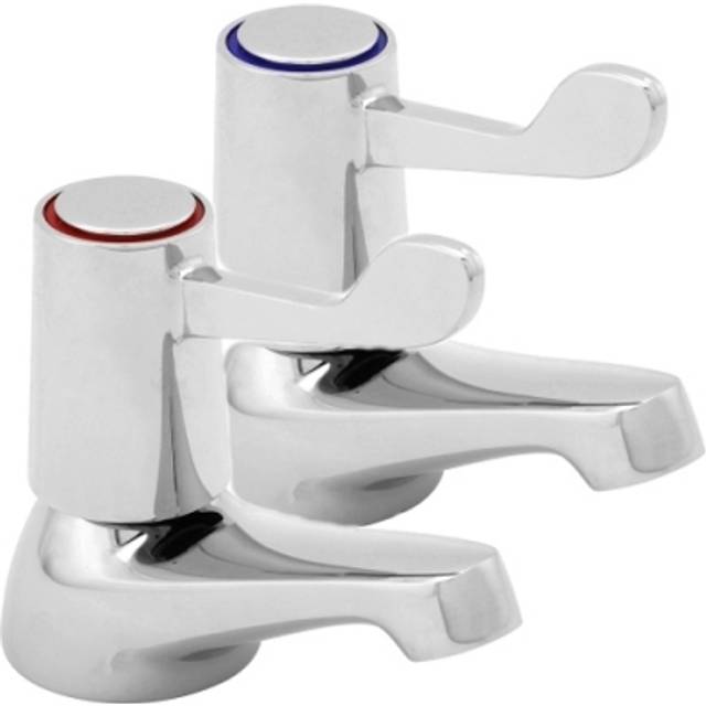 Deva Vitality Lever Action Chrome Bath Taps VL102