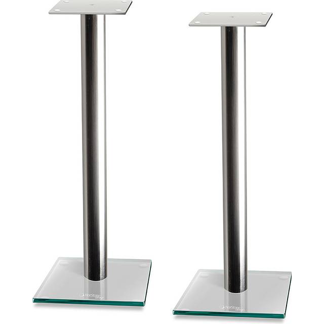 NorStone Epur högtalarstativ, 60 cm. | Silver satin,  1 par