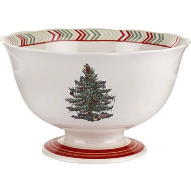 Spode, Christmas Tree - Serving Dish - Green;Ivory