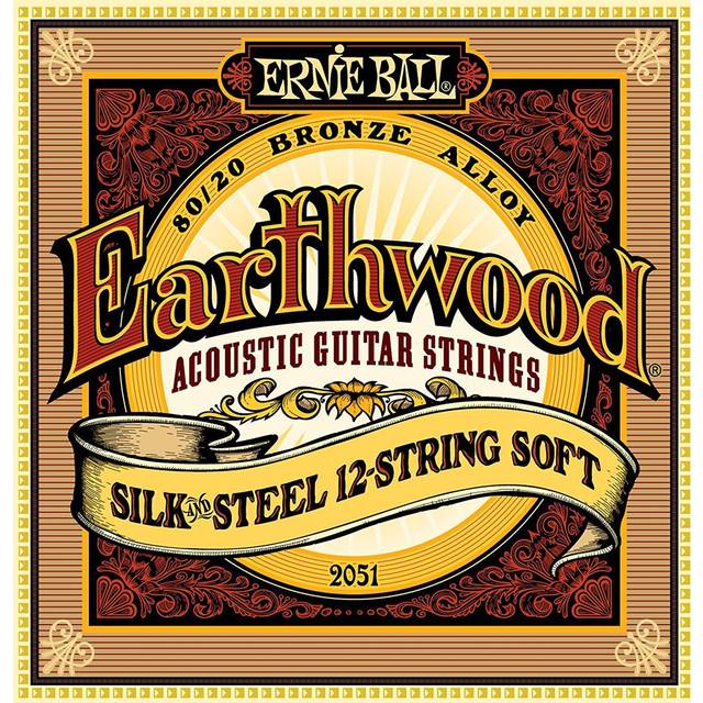 Ernie Ball Earthwood 2051 Silk & Steel 12-String Soft Set