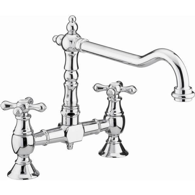 Colonial Double Handle Instant Hot and Cold Dispenser - Antique Bronze (22.5cm)