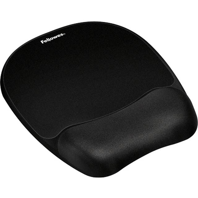 Fellowes 9176501 Memory Foam Mouse Pad Black