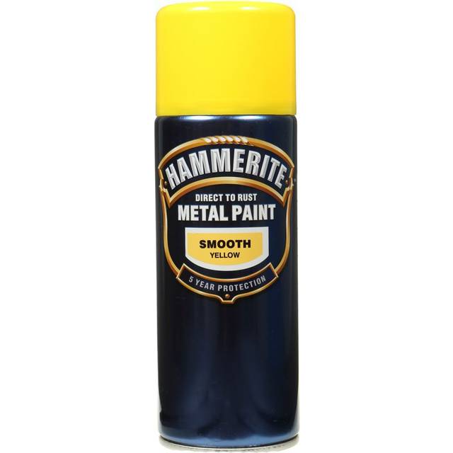 Hammerite smooth yellow 400ml aerosol