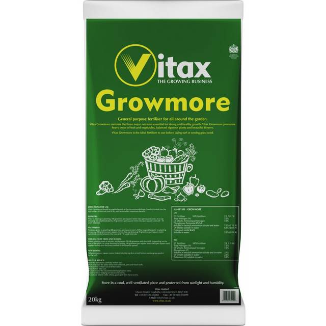 Vitax Growmore 20Kg - 6GR20