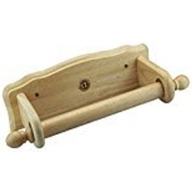 KITCHEN PAPER ROLL TOWEL HEVEA RUBBER WOOD BEECH WOODEN HOLDER RAIL WALL MOUNTED