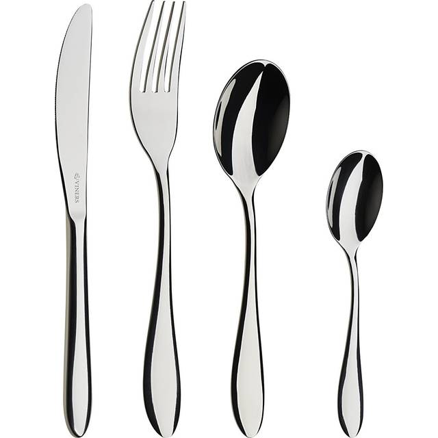 Tabac 16 Piece Cutlery Set - Steel - One Size - Viners