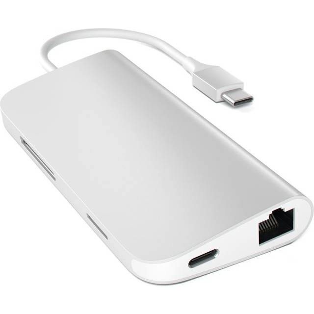 Satechi Usb Type-c Multi-port Adapter 4k Silver Usb 3.2 Gen 1 (3.1 Gen 1) Type-c