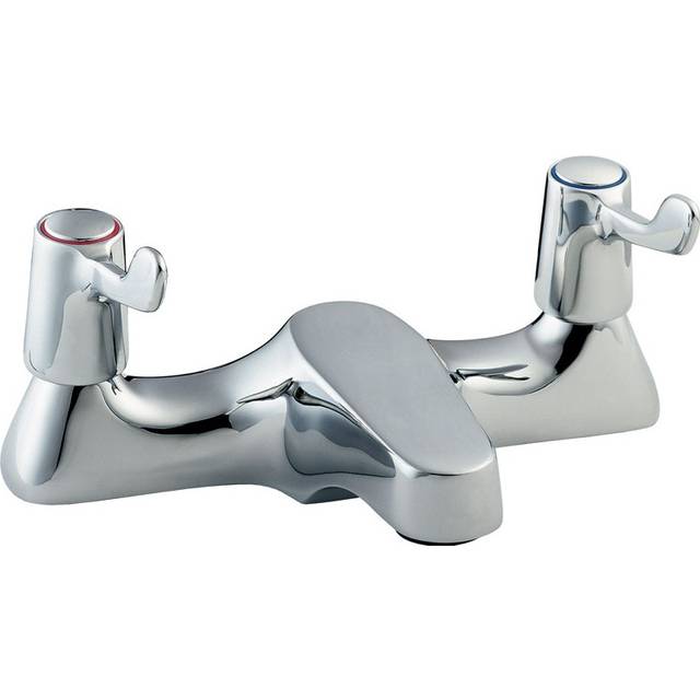 Deva Vitality Lever Action Chrome Deck Mounted Bath Filler Tap VL108