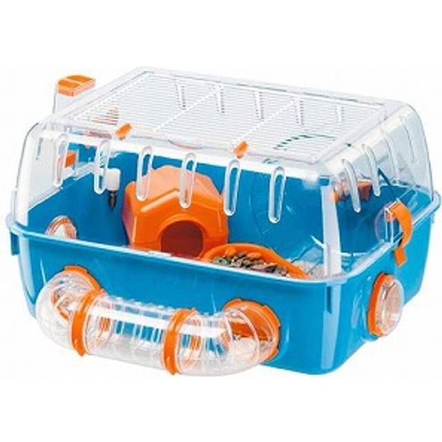 Ferplast 57923499 Mini Duna Fun Smådjursbur, 40.5 x 29.5 x 22 x 5 cm, Flerfärgad
