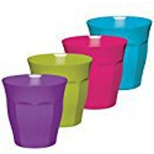 4 Piece 225ml Melamine Drinking Glasses Set (225ml)