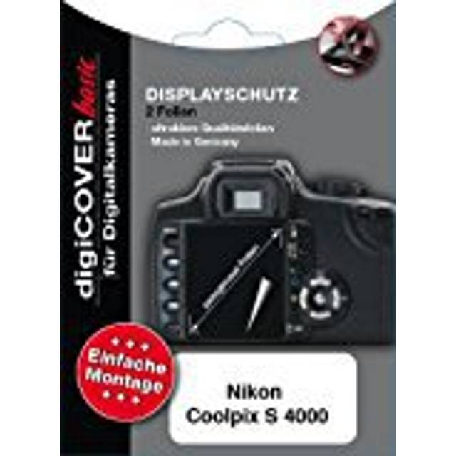 digiCOVER LCD-skärmskyddsfilm för Nikon Coolpix S4000