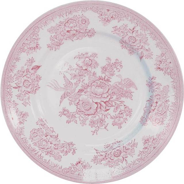 Pink Asiatic Pheasants Plate 17.5cm/7"
