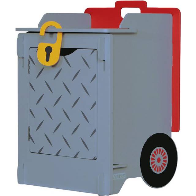 KIDSAW Racing Car Bedside Table, Red