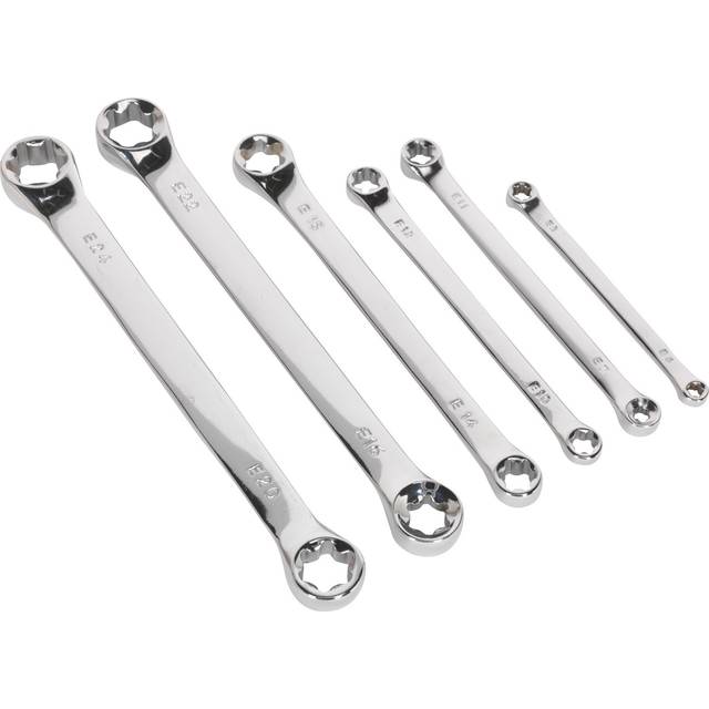 Siegen S01107 TRX-Star* Double End Spanner Set 6pc