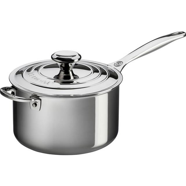 Le Creuset 966009200 20cm Saucepan with Lid  - Stainless Steel