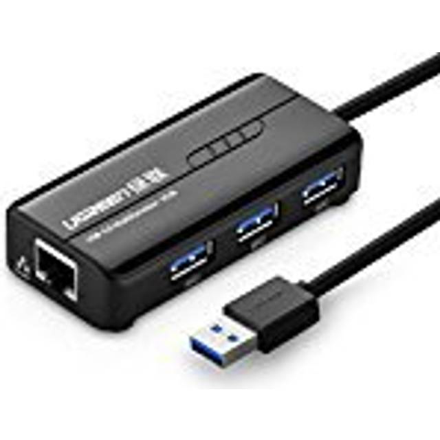 Ugreen 4 in 1 usb hub to ethernet adapter 3 ports usb 3.0 / brand new/ boxed