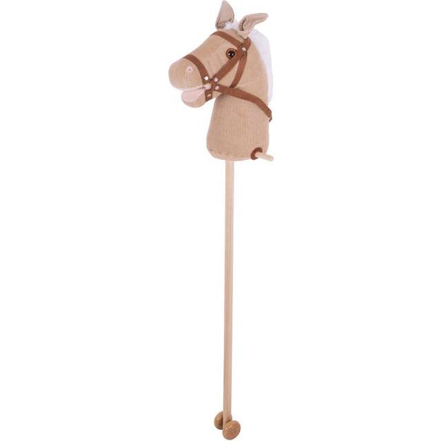 Bigjigs Toys Wooden Cord Hobby Horse 96cm Tall, none