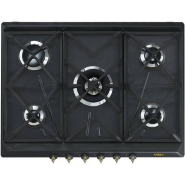 SMEG SRV876AOGH spis Antracit Inbyggd gas, 2600 W, stål