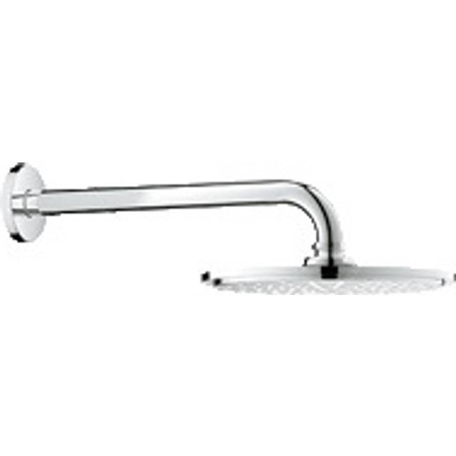 Grohe Rain shower Cosmopolitan 210mm Shower Head With Arm - Chrome