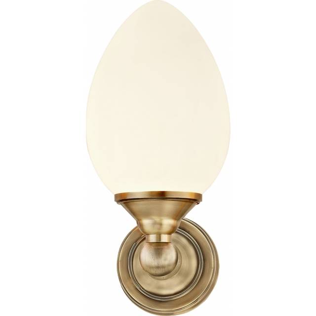 LUIGI vägglampa bad, krom/opal - Aneta Lighting