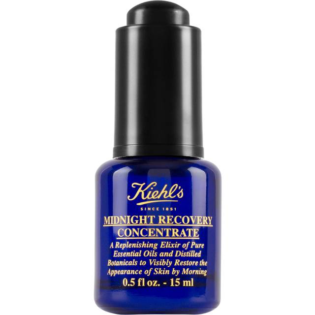 Kiehl's Midnight Recovery Concentrate Regenererande nattserum för alla hudtyper inklusive känslig 15 ml